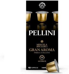 Pellini Gran Aroma | Nespresso Alu kávékapszula | 55 gr (10 x 5,