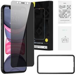 Baseus iPhone 11/XR Privacy szűrős üvegfólia, 0, 3 mm (SGQP051002)