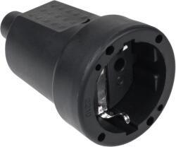 EMOS Cuplă ștecher, 16A/250V, negru, Kemot (URZ3176)