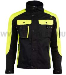 Urgent Y kabát, fekete/láthatósági sárga - M/48 (URG-Y-KAB-48)