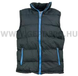 Urgent BZR-308 mellény, fekete/kék - XXL (URG-BZR-308-BL-2XL)