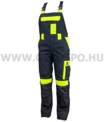 Urgent Y kertésznadrág, fekete/láthatósági sárga - XXL/62 (URG-Y-KNAD-62)