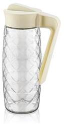LUXPLASTIC IRIS C-00245 Karefe Crystal üvegkancsó 1.600ml, fekete vagy elfántcsont színű (C-00245) (C-00245)