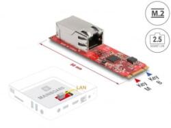 Delock M. 2 B+M - 1 x RJ45 2, 5 Gigabit LAN csatlakozó (62985)