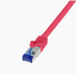 LogiLink Patch kábel Ultraflex Cat. 6A S/FTP 15m piros (C6A104S)