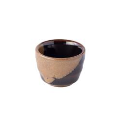Made In Japan Szaké csésze 30 ml barna/fekete kerámia (MIJC2610)