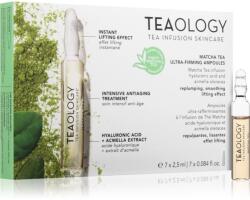 Teaology Matcha Tea Ultra-Firming Ampoules ampulla a bőr hidratálásáért és feszességéért 7x2.5 ml