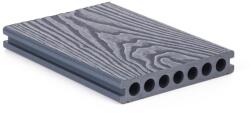 G21 kültéri burkolólap 2, 5 x 14, 8 x 300 cm, Silver Wood kerek lyukakkal, WPC (TPRSLVW300K)