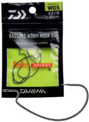 Daiwa Carlig Daiwa Daiwa Offset Bassers Worm Nr. 02/5Buc (A.16509.020)