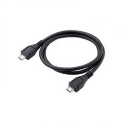 Akyga microB - microB kábel 0.6m fekete (AK-USB-17) (AK-USB-17)