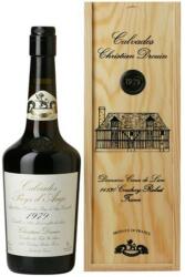 Christian Drouin calvados 1979 fadobozban (0, 7L / 40%) - goodspirit