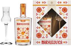 Marsen Marhulovica 42% 0, 5l (kajszibarack párlat) +1 pohár