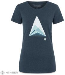 Black Diamond MOUNTAIN TRANSPARENCY TEE női póló, eclipse/heather (XS)
