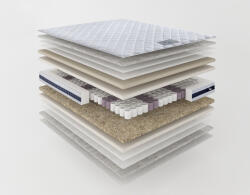 Almero Táskarugós kókuszos matrac - MEMORY FLEX matrac 100X200X21cm