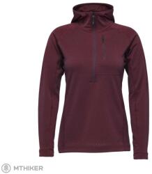 Black Diamond COEFFICIENT QZ HOODY női pulóver, blackberry (M)