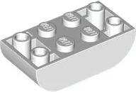 LEGO® 5174c1 - LEGO fehér lejtő 4 x 2 méretű, íves, inverz (5174c1)