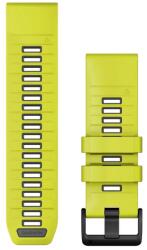 Garmin Óraszíj 26 mm sárga/grafit szilikon (QuickFit) (010-13393-08)