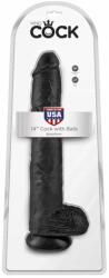 Pipedream - King Cock Dildo Clasic Cu Ventuza King Cock, Negru, 35.5 Cm Dildo