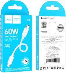 hoco. Cablu date Type C la Type C 60W pd, USB-C la USB-C, 60 W, 25cm , HOCO (6942007609456)