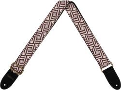 Cascha CUS-JW6 Jacquard Ethnic Brown & White Curea pentru ukulele (<![CDATA[CUS-JW6]]>)