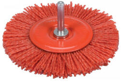 TOYA Perie circulară cu arbore 100 mm cu peri din plastic (YT-47792)