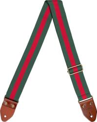 Cascha CGS-CD5 Cotton Green & Red Curea de chitară (<![CDATA[CGS-CD5]]>)
