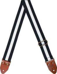 Cascha CGS-CD4 Cotton Black & White Curea de chitară (<![CDATA[CGS-CD4]]>)