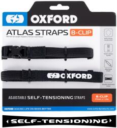 OXFORD Atlas B-Clip csomagrögzítő pántok 2 db fekete 17 mm x 1, 2 m