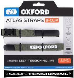 OXFORD Atlas B-Clip csomagrögzítő pántok 2 db zöld 17 mm x 2 m