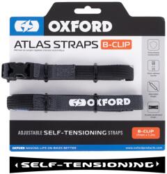 OXFORD Atlas B-Clip csomagrögzítő pántok 2 db szürke 17 mm x 1, 2 m