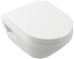Villeroy & Boch Architectura Gyűrű nélküli mélyöblítésű fali WC, TwistFlush, kerek, hátsós, Fehér Alpin Antibac Cerami (5684C0T2)