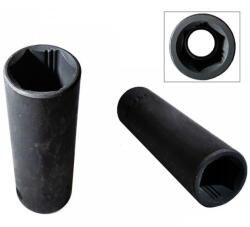 Welzh Werkzeug 1094-5-WW 3/8"-os 6 lapú Lok-Typ gépi dugókulcs fej, hosszított kivitel, 11 mm (1094-5-WW)