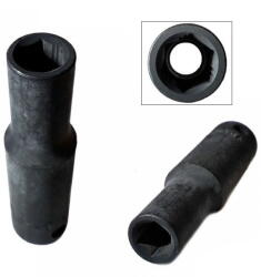 Welzh Werkzeug 1094-2-WW 3/8"-os 6 lapú Lok-Typ gépi dugókulcs fej, hosszított kivitel, 9 mm (1094-2-WW)