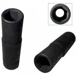 Welzh Werkzeug 1094-3-WW 3/8"-os 6 lapú Lok-Typ gépi dugókulcs fej, hosszított kivitel, 10 mm (1094-3-WW)