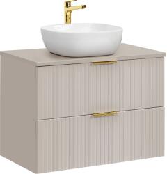 Comad Készlet szekrény Comad Adel Cashmere ADEL CASHMERE 82-80-2S, mosdótál Comad Smile UM-6252SMILE40DP, ADEL CASHMERE 89-80