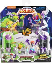 Akedo Set 2 figurine Testoasele Ninja, Akedo, Donatello Vs Baxter Stockman, S1 Figurina