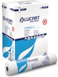 Lucart Vizsgálóasztal terítő, 2 rétegű, 50 cm x 50 m, 1 tekercs, LUCART "Strong 50", fehér (UBC89)