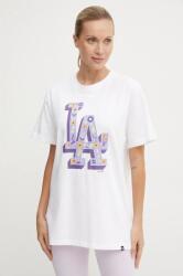 47 brand pamut póló MLB Los Angeles Dodgers női, fehér, BB012TMYIHQ620791WW - fehér L