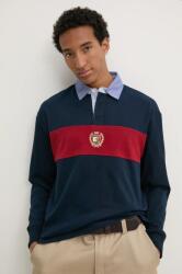 Tommy Hilfiger pamut hosszúujjú sötétkék, mintás, DM0DM19620 - sötétkék M