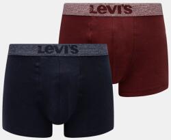 Levi's boxeralsó 2 db bordó, férfi, 37149-1002 - burgundia XL