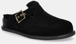 Elisabetta Franchi gyerekpapucs velúrból fekete, F4A1. E0170.0446 - fekete 37