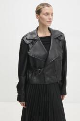 Answear. LAB rövid kabát női, fekete, átmeneti, oversize - fekete S - answear - 28 990 Ft