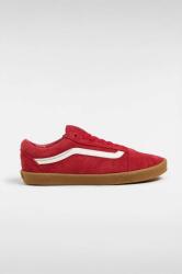 Vans velúr teniszcipő Old Skool Lowpro piros, VN000D0ECI11 - piros Női 38