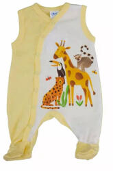 AB ABR Ujjatlan baba rugdalózó Szafari mintával - Sárga (68)