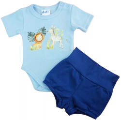 AB ABR 2 részes rövidnadrágos szett szafaris mintával - Kék (50)