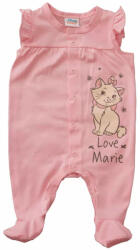 AB ABR Ujjatlan fodros vékony pamut rugi - Rózsaszín - Marie cica (62)