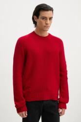 Zadig&Voltaire gyapjú pulóver férfi, piros, KMSW00703 - piros M