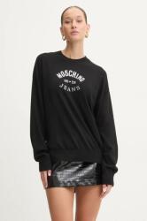 Moschino Jeans gyapjú pulóver könnyű, női, fekete, J0931 8700 - fekete L