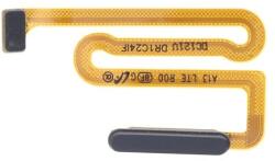 Samsung A135 Galaxy A13, Ujjlenyomat érzékelő, oldalgomb, bekapcsológomb flex kábel, átvezető fólia, fekete