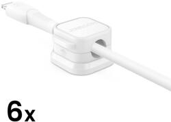 Joyroom Mágneses Kábelrendező x 6 db - Fehér (JR-ZS368_W6)